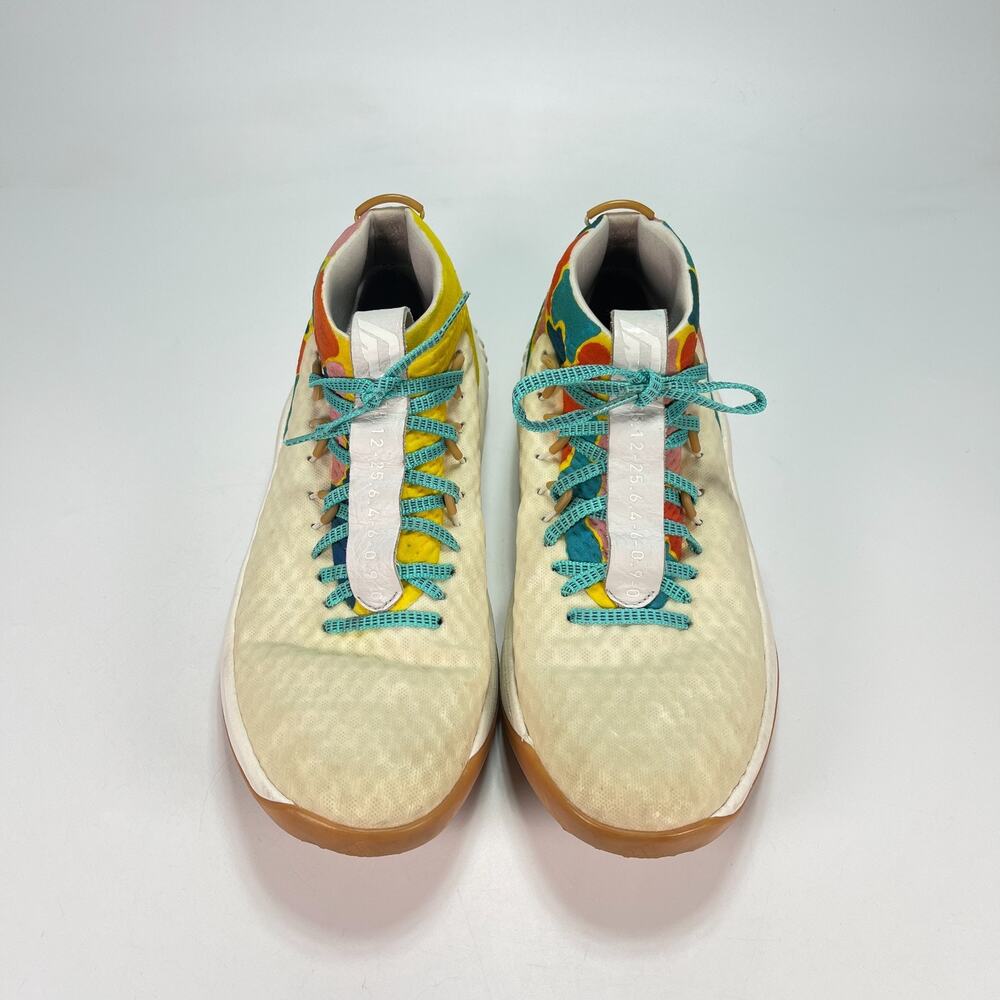 adidas Dame 4 Un-Dyed Multi Mid Top Casual Sneakers Shoes BY4496 Men's Size 9.5 - Picture 3 of 11